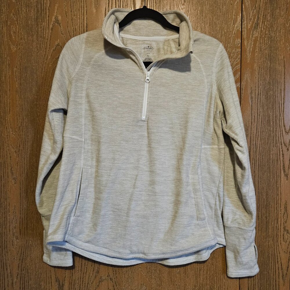 Women's St John's Bay 1/4 zip fleece size PL